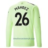 Camiseta de fútbol Manga Larga Manchester City Mahrez 26 Tercera Equipación 2022-23 - Hombre